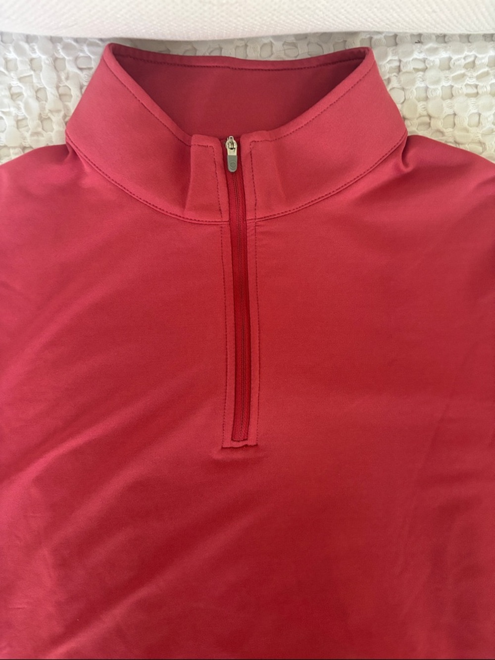Peter Millar Quarter-Zip in Red
